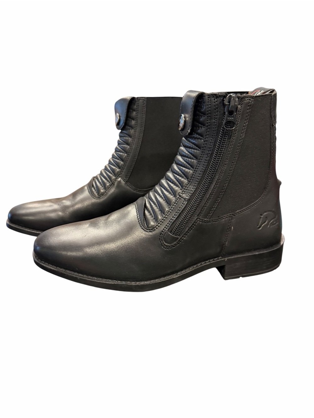 HKM Jodhpur Riding Boots NEW Killarney London Size 38 US 7.5 Equestrian Zip Up